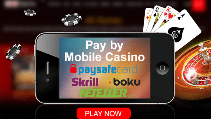 Mobiel betalen bij online casino's.