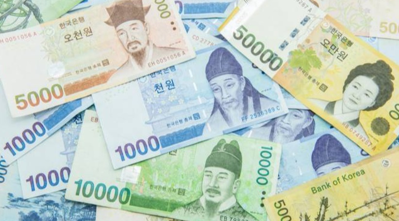 Kasyna z walutą koreańską.